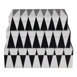 WALT SET OF 3 BLACK BOXES 4 (IN) 5
