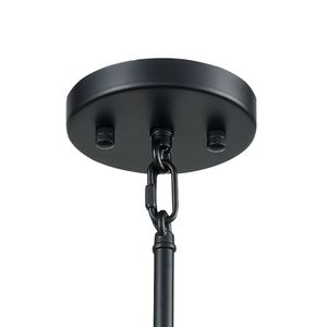 Boudreaux 30'' Wide 9-Light Chandelier - Matte Black with Antique Gold 3
