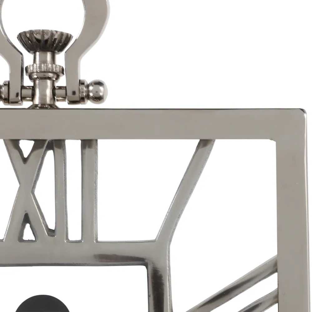 LARKHAVEN SILVER CLOCK 17 (IN)