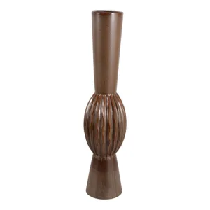 EATONCROSS BROWN VASE 30 (IN) 5