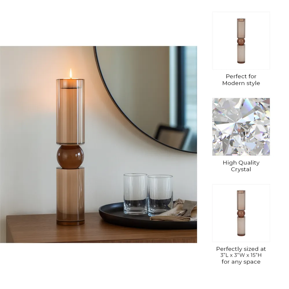 VERAFORD BRONZE CANDLESTICK 15 (IN)