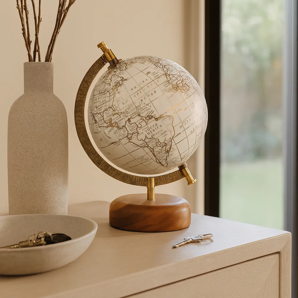 INGRIDDALE WHITE GLOBE 10 (IN)