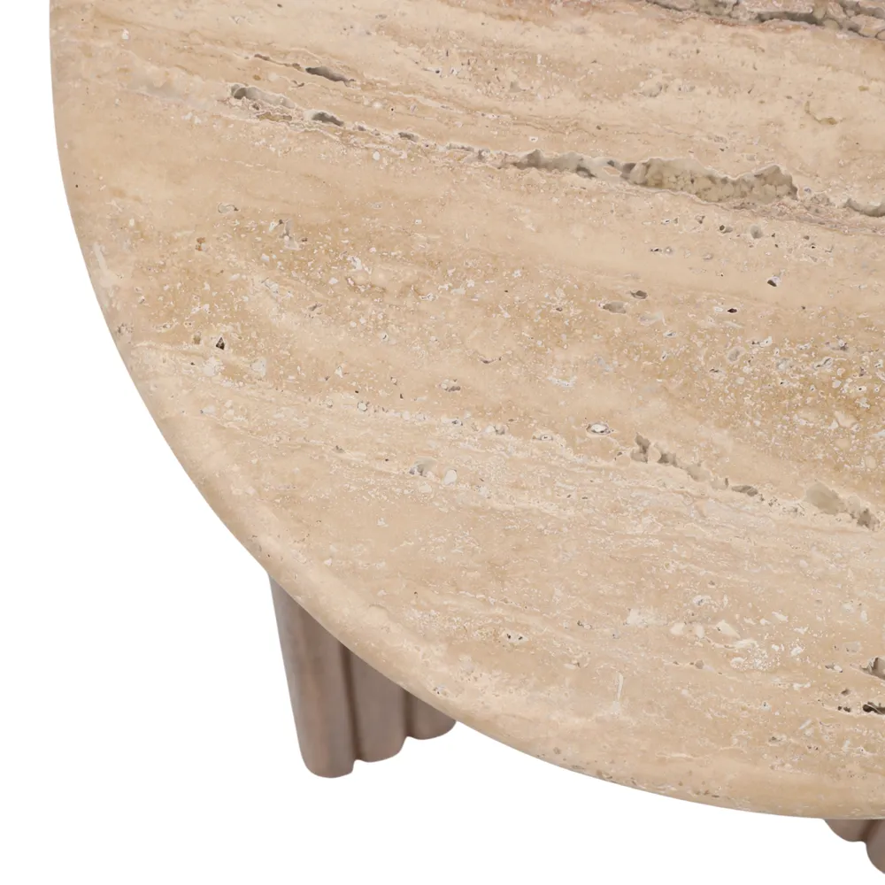 SKYLERROSE TAN TABLE 22 (IN)