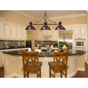 Chadwick 47'' Wide 3-Light Linear Chandelier - Oiled Bronze 8