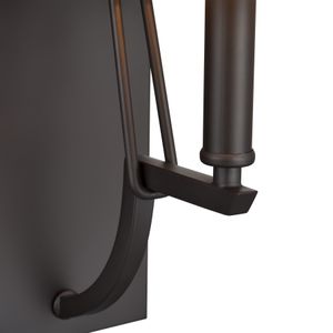 Robinson 16'' High 1-Light Sconce - Matte Black 6