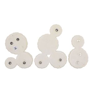 TODDMILL SET OF 3 WHITE WALL SCULPTURES 13 (IN) 7