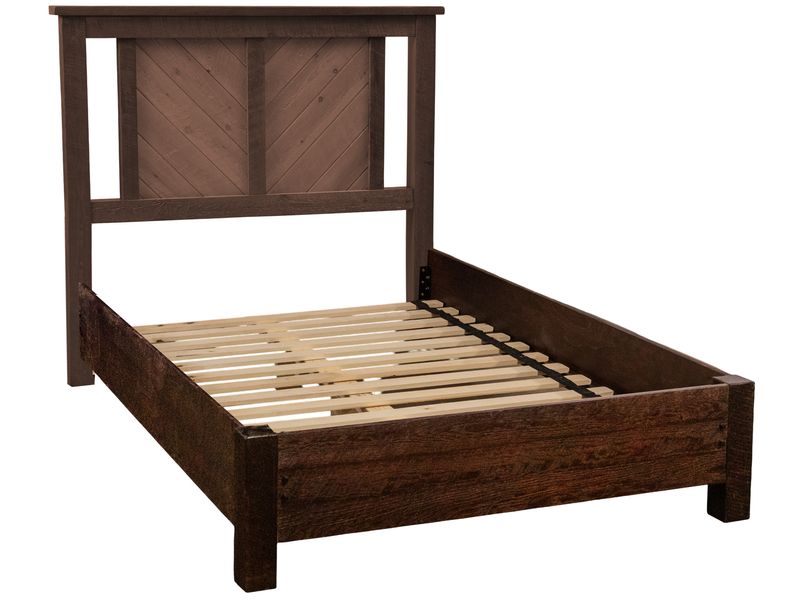WoodShop Carriage House Bed with Rail System - Cal King 2