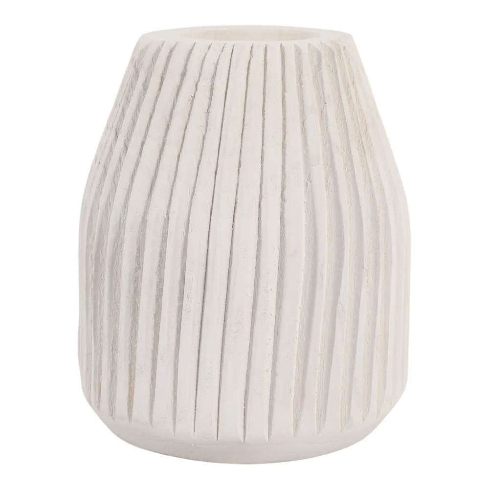 WESTONGATE WHITE VASE 9 (IN)