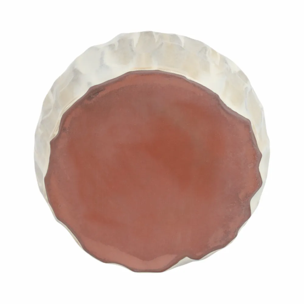 CROSBYLEY CREAM VASE 8 (IN)
