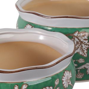 WATSONCLIFF SET OF 2 GREEN PLANTER 7 (IN) 6