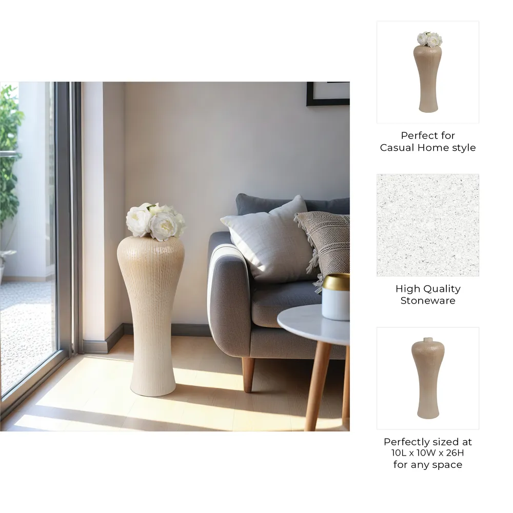 GREYSONGROVE IVORY VASE 26 (IN)