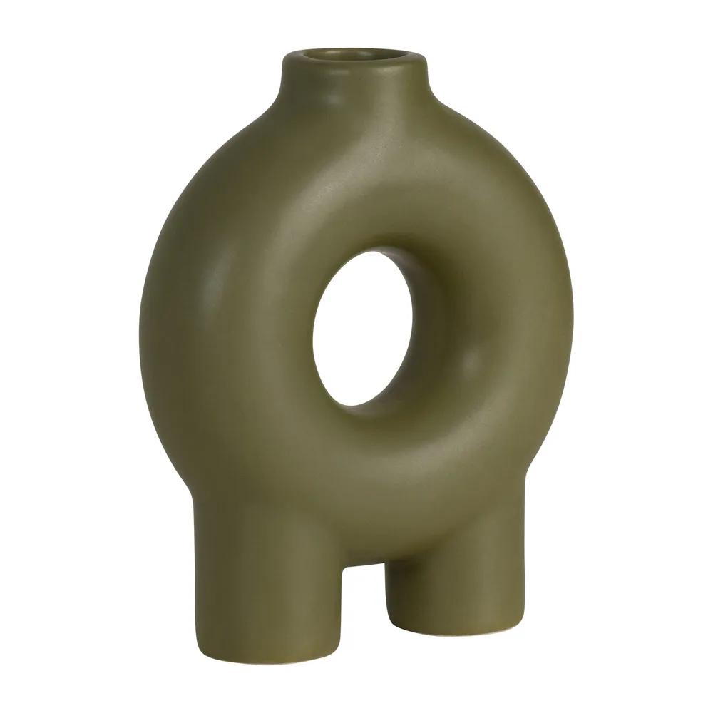 DOYLEBURN GREEN VASE 7 (IN)