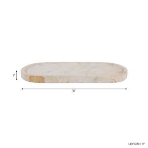 JADEVIEW BROWN TRAY 1 (IN) 9