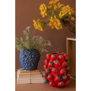 Ceramic Blueberries Vase 3