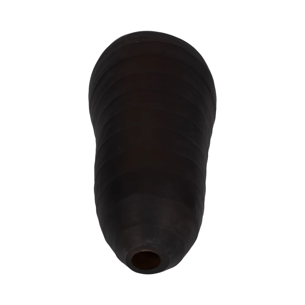 OWENWELL BROWN GLASS VASE 17 (IN)