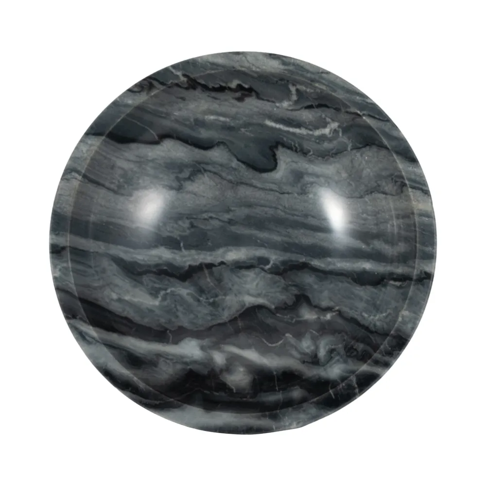 CARVERROSE GRAY BOWL 8 (IN)