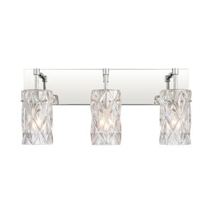 Forma de Crystal 23'' Wide 3-Light Vanity Light - Polished Chrome 1