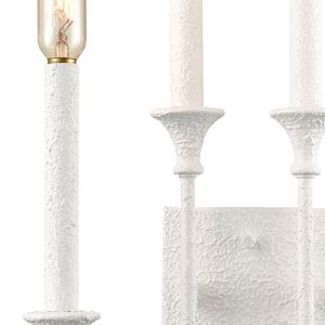 Edward 33'' High 4-Light Sconce - Matte White 3