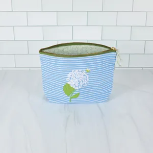 Hydrangea Bloom Large Essential Canvas Pouch Set of 2 4