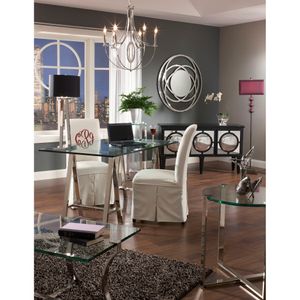 Dione 25'' Wide 6-Light Chandelier - Polished Nickel 6