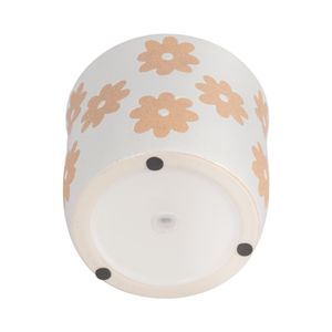 BELDENTON WHITE PLANTER 6 (IN) 6