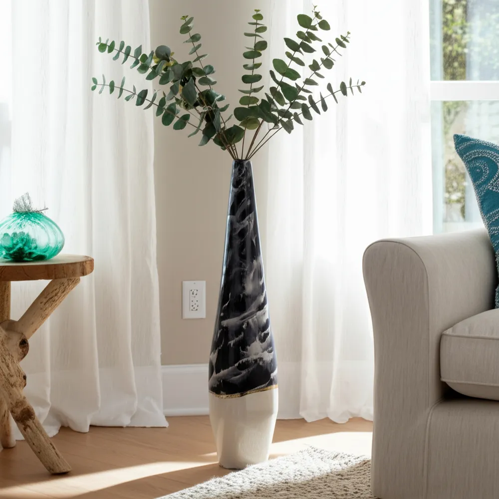 DURBANSIDE BLUE VASE 35 (IN)