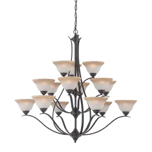 Prestige 48'' Wide 15-Light Chandelier - Sable Bronze 1