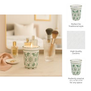 HEYDONTON GREEN CANDLE 5 (IN) 10