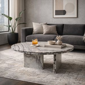 CIARANGROVE IVORY COFFEE TABLE 18 (IN) 13