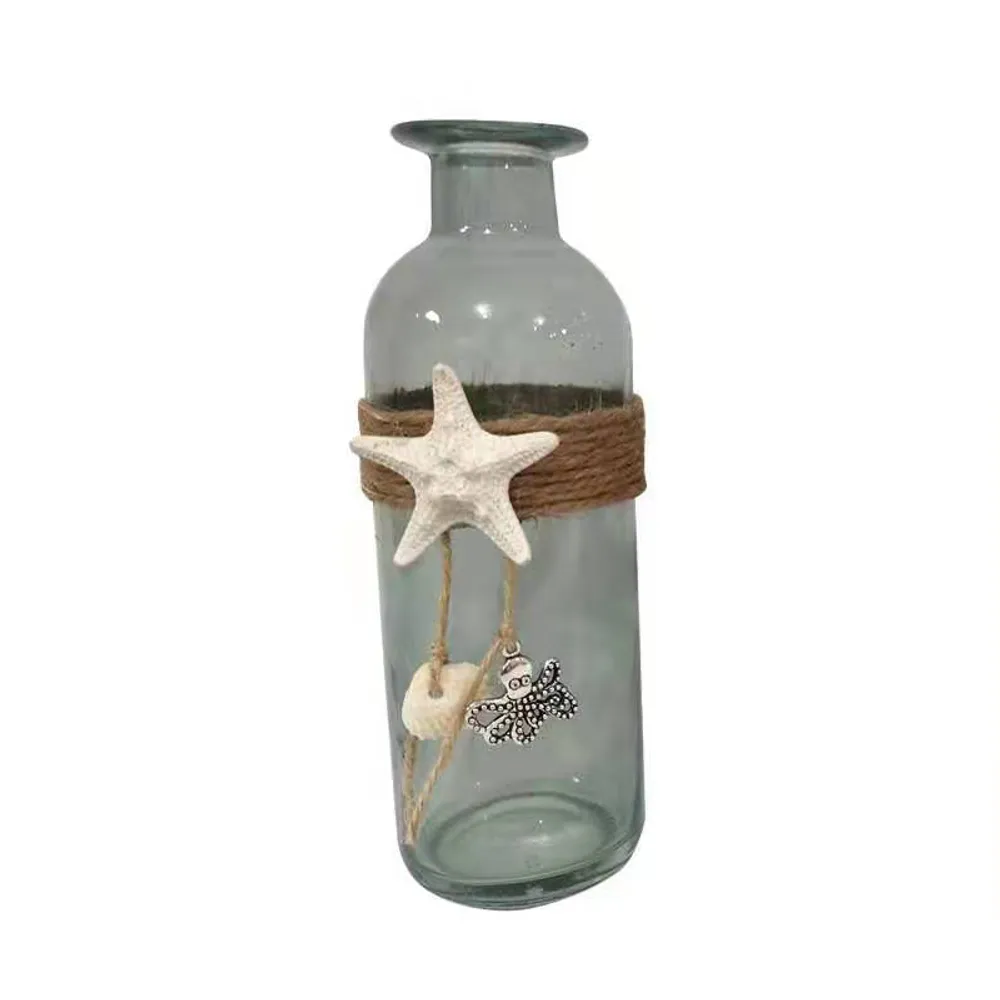 6-1/2" GLASS JUG GREEN