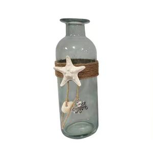 6-1/2" GLASS JUG GREEN 1