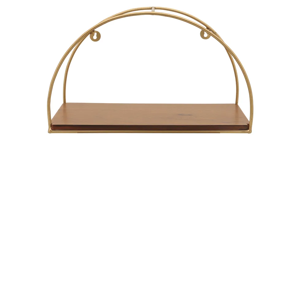ENOCHBURN SET OF 3 BROWN WALL SHELF 12 (IN)
