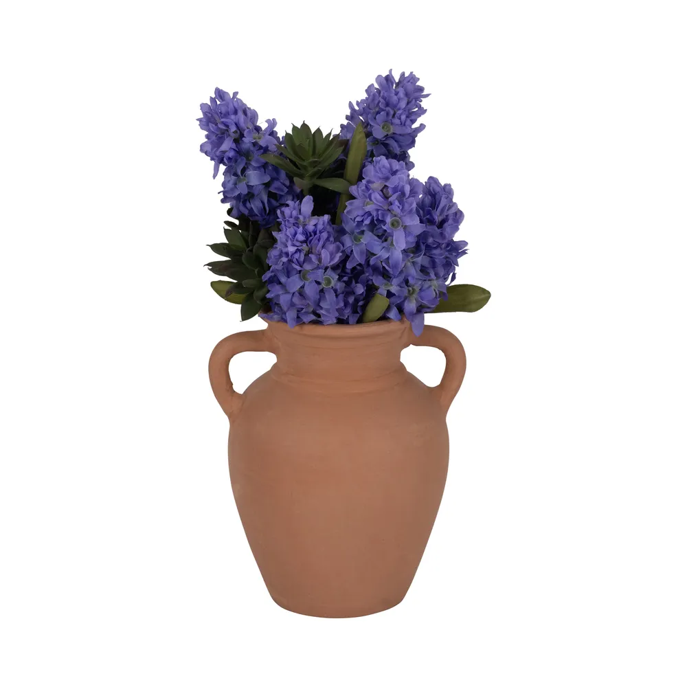CARLINROSE BROWN VASE 10 (IN)