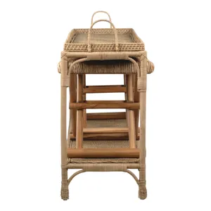 ENNISWIND SET OF 3 TAN CONSOLES 30 (IN) 4