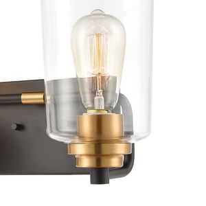 Robins 14'' Wide 2-Light Vanity Light - Matte Black 4