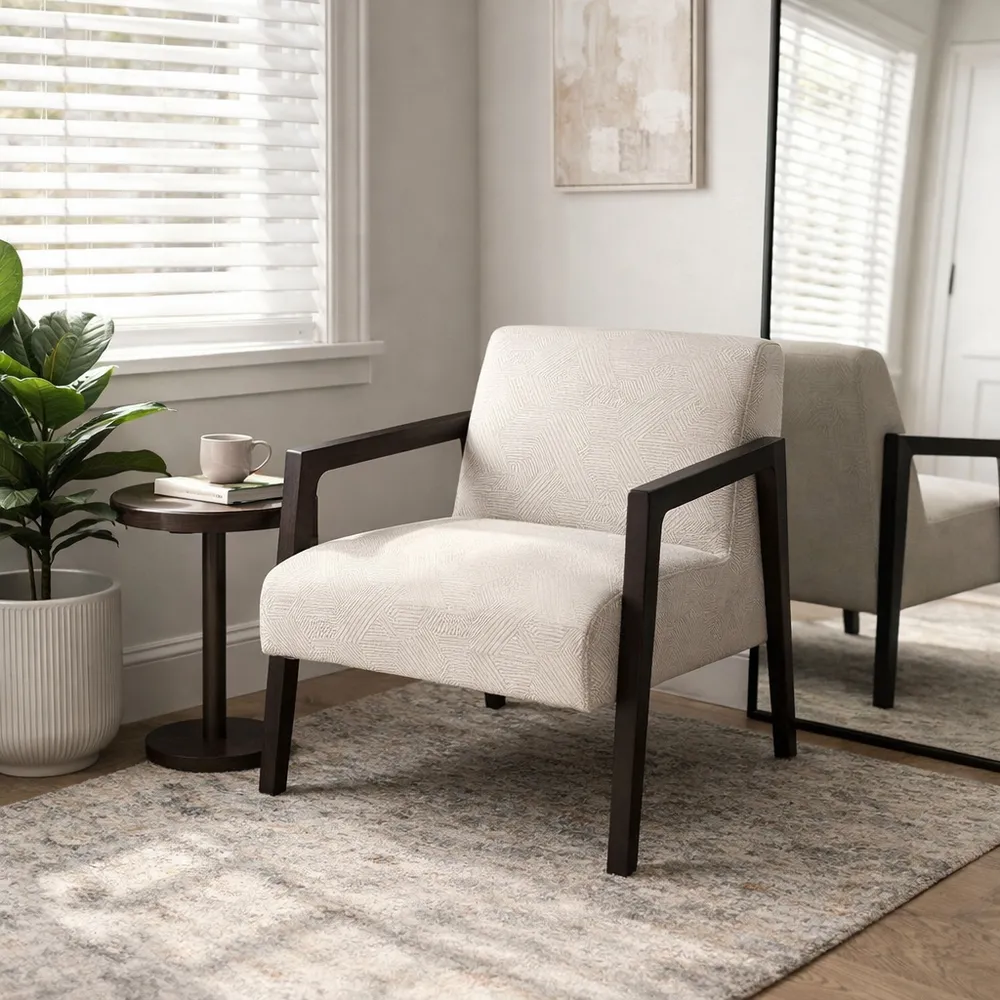 DERMOTWAY WHITE CHAIR 30 (IN)