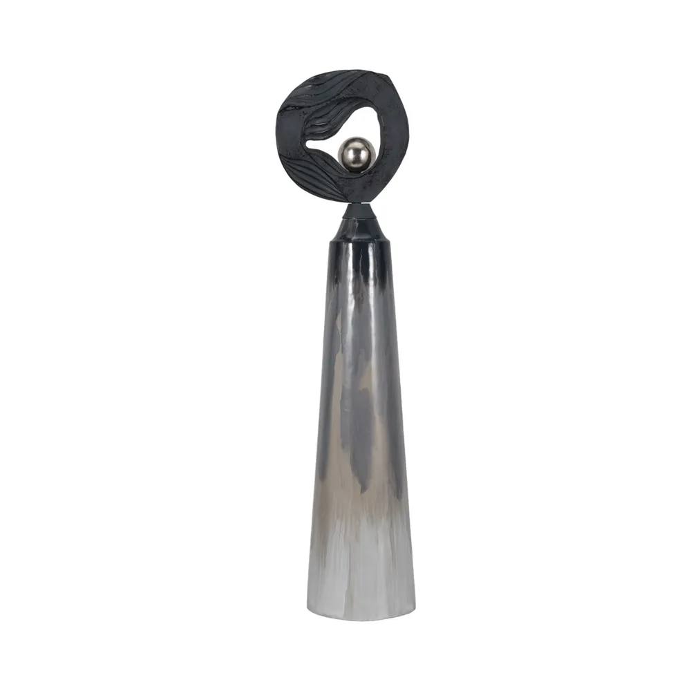 BRAESIDE SILVER GLASS VASE 42 (IN)