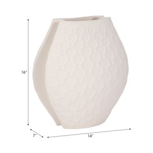 DILLONMOOR IVORY VASE 16 (IN) 8
