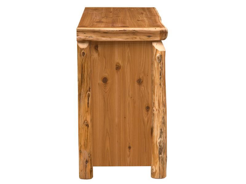 Cedar Log Seven Drawer Dresser - Coffee - Premium Line 6