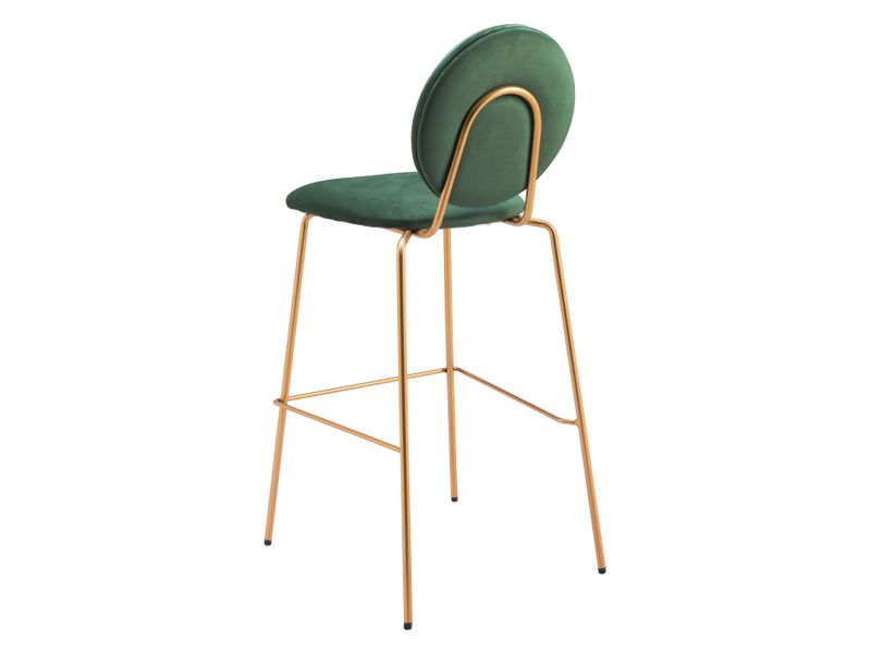 Odessa Barstool Green & Gold 6