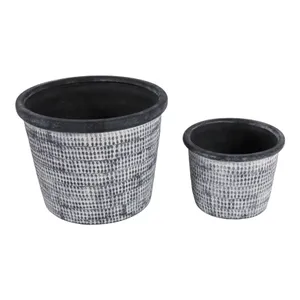 KENDALLWICK SET OF 2 BLUE PLANTER 9 (IN) 5