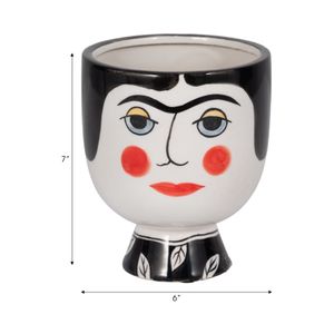 HEMMING BLACK PLANTER 7 (IN) 9