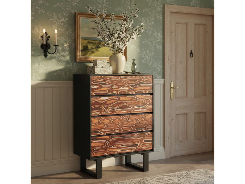 Aremi Chest Brown & Black 11