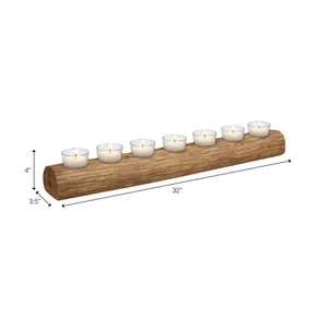 ENNISMORE BROWN TEALIGHT HOLDER 4 (IN) 9