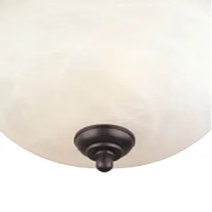 Harmony 14'' Wide 3-Light Flush Mount - Painted Bronze 2