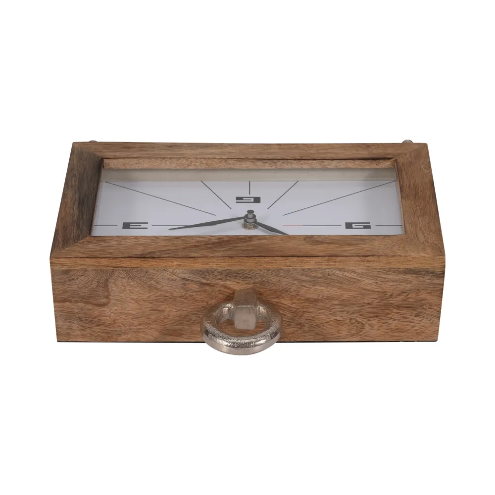 BRENDANBROOK BROWN CLOCK 10 (IN)