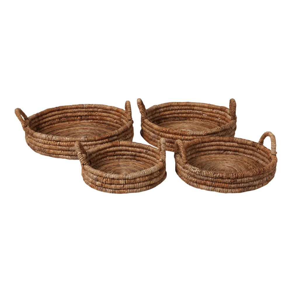 RIPLEYMORE SET OF 4 TAN TRAY 9 (IN)