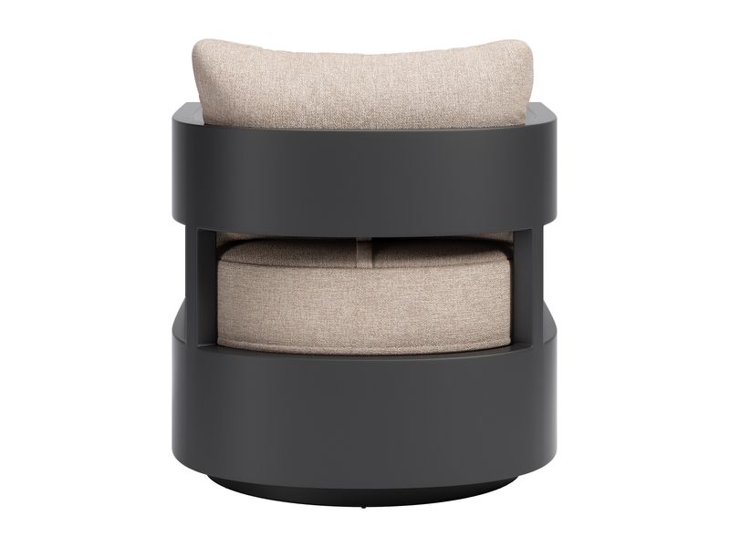 Foret Swivel Chair Black 5