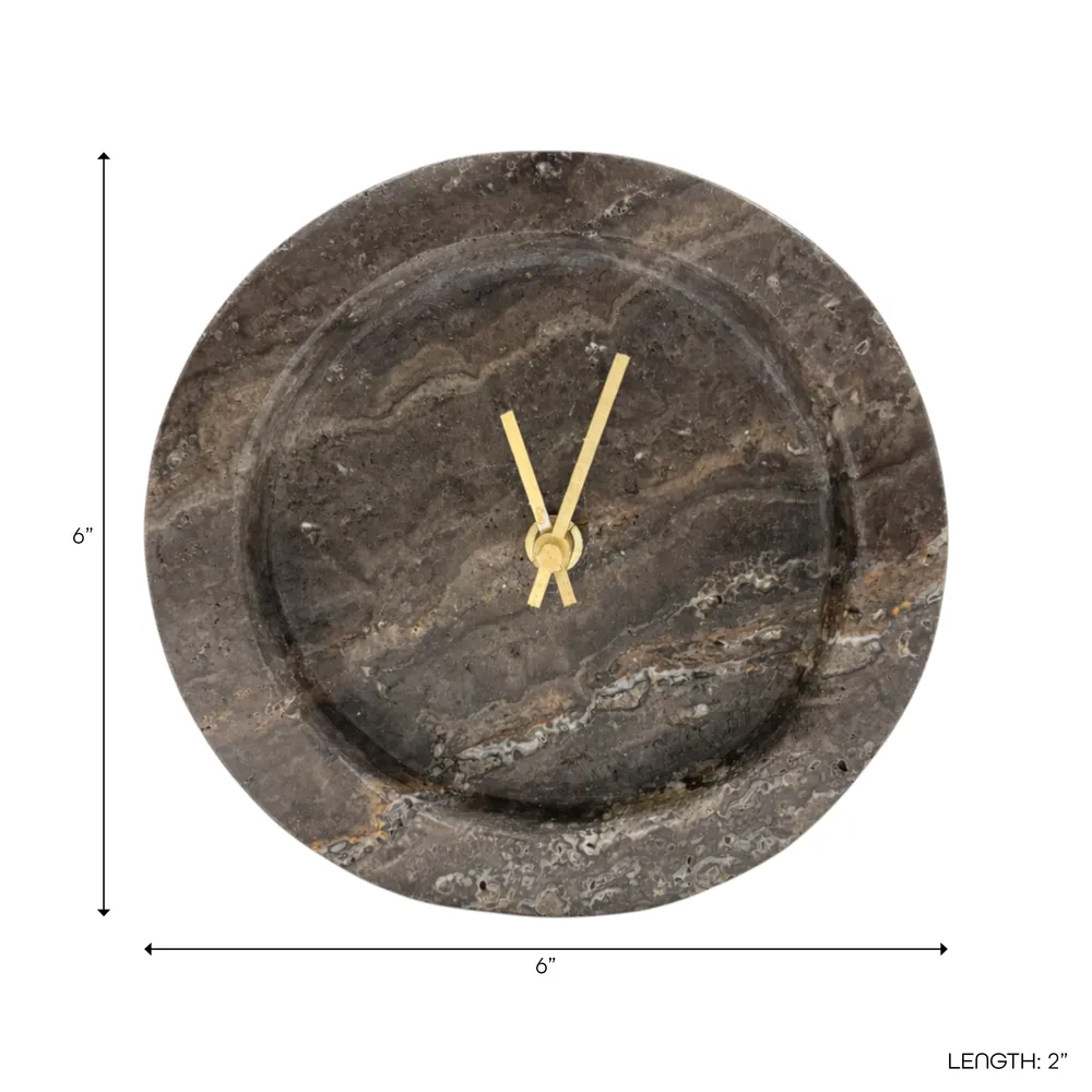 ANTONMORE TAN CLOCK 6 (IN)