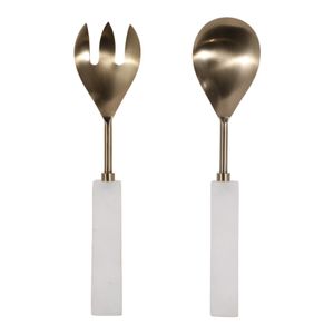 ELMCLIFF SET OF 2 WHITE SERVEWARE 1 (IN) 5